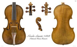 Luthier's Library Photos:  Violin by Nicolo Amati, 1628