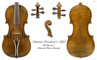 Luthier's Library Photos:  Violin by Jacob Stainer, 1668